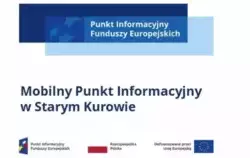mobilny punkt konsultacyjny baner reklamowy