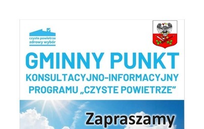 Zdjęcie do Gminny Punkt Konsultacyjno-Informacyjny CZYSTE POWIETRZE